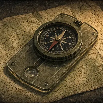 Illustration of compass