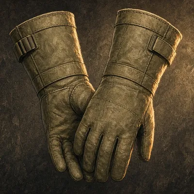 Illustration of field dressing gloves
