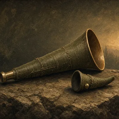 Illustration of bugle & cow calls