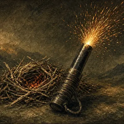 Illustration of fire starter