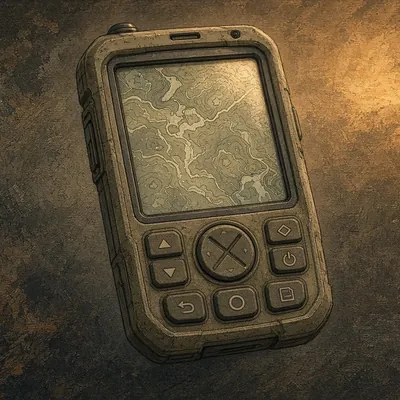 Illustration of handheld gps