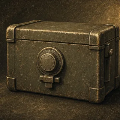 Illustration of gun safe / lockbox