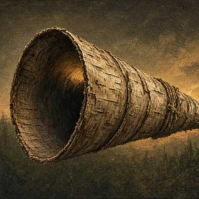 Illustration of moose call