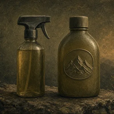 Illustration of scent control spray
