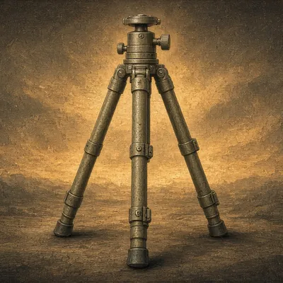 Illustration of glassing tripod