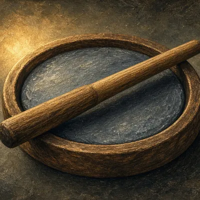 Illustration of turkey slate / pot call