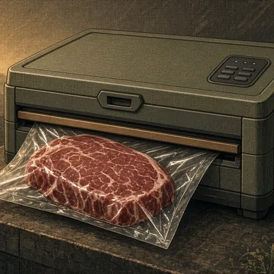 Illustration of vacuum sealer